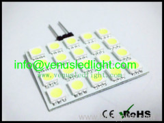 G4 30 LED 5050-SMD 3.3W 420 lumen Cabinet Light Lamp Bulb Warm White DC 12V