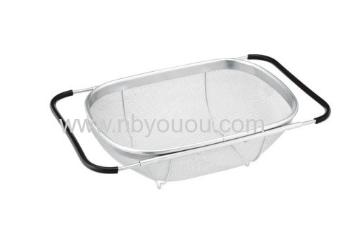 outstanding performance high quality Stainless steel sink basket with extendable handle