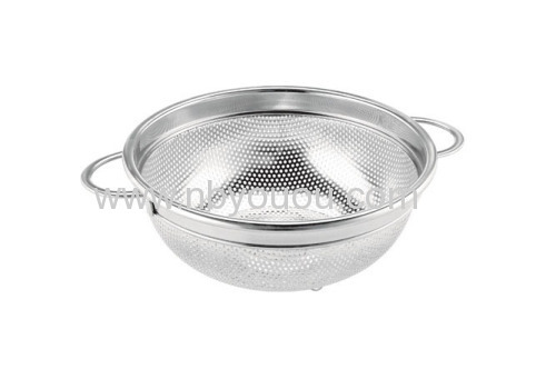 new unbreakable Stainless high-side punching basket with ears
