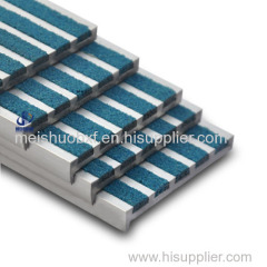 76*10mm aluminum alloy base decorative carborundum custom stair treads