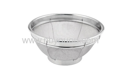 quality guarantee fine mesh stainless steel high--side stable mesh basket