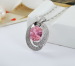 Lady Spinel Pendant with S925 Sterling Silver Platinum Plated