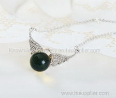 Hot Selling Blue Amber Pendant for Ladies