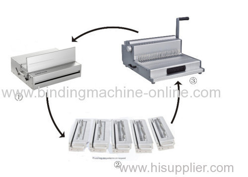 A3 size mould punching machine for notebook and calendar