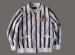 Boy Winter Padded Jacket Black And White Striped Jacket XS / S / M / L