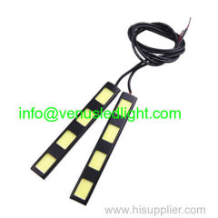 4 LED Power COB Daytime Running Light DRL Car LED Fog Driving Lamp White