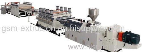 PVC building template board extrusion line