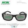 Sandy Black ABS Frame Linear Polarized 3d Glasses For Young Women