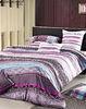 Reactive Printed Floral Bedding Sets Twill Cotton With High Thread Count