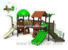 Custom LLDPE Plastic Steel Garden Toddlers Outdoor Playground Equipment Set