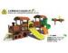 Primary School Timber Wooden Train Playground Entertainment Equipment