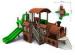 Kias Timber Wooden Train Playground Entertainment Equipment