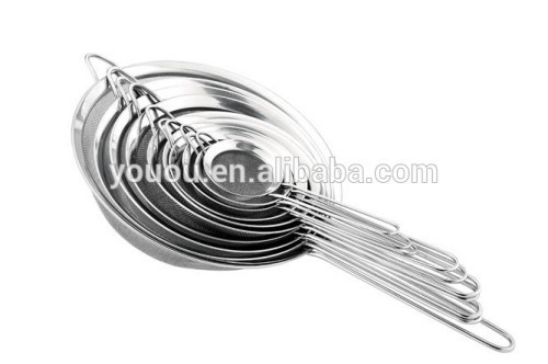 good quality cheap stainless steel oil strainer with handle