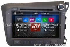 Ouchuangbo Honda Civic 2012 Right car stereo gps dvd support BT iPod USB