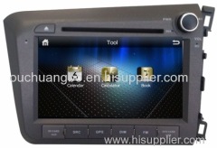 Ouchuangbo Honda Civic 2012 Right car stereo gps dvd support BT iPod USB