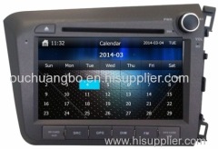Ouchuangbo Honda Civic 2012 Right car stereo gps dvd support BT iPod USB