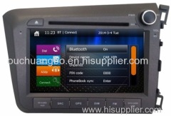 Ouchuangbo Honda Civic 2012 Right car stereo gps dvd support BT iPod USB