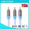 Long 3RCA Coaxial Audio Video Cables Male to Male Audio and Video Cable for AV System