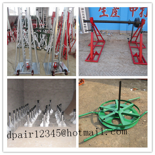 Hydraulic cable drum jack Hydraulic lifting jacks for cable drums