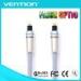 Digital Optical Fiber Audio Video Cable Metal Casing Nylon Braided PVC Jacket AUX Audio Cable