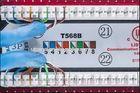 Black 24 Slots UTP Rj45 Cat5e Patch Panel Accept 22-26 AWG Solid Wire.