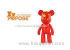 Plastic Vinyl 5" / 14cm Personalized Bear Gifts Decoration OEM Logo Souvenir