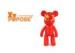 Plastic Vinyl 5" / 14cm Personalized Bear Gifts Decoration OEM Logo Souvenir