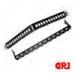 Black FTP 24 port bend Rj45 cat5e / cat6 Patch Panel Rack Mounted