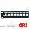 1U Rj45 cat6/cat5e patch panel 24 port , Rack Mount metal empty patch panels