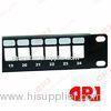 Rj45 1U 24 port FTP Rack Mount patch panel , empty patch panels with 110 IDC