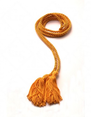 Single Braided Graduation Honor Cord with Tassels Charm