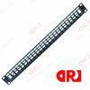 Metal 24 port Blank Rj45 Rack Mount Patch Panel Fit For Cat5e Cat6 Keystone Jack