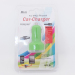 Green color 2 USB 12-24VDC car charger adapter for Ipad Iphone