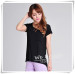 Apparel & Fashion Shirts & Blouses Ladies' Bamboo Pocket T-shirt Asymmetry Design Longer Back Short Front