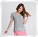 Apparel & Fashion Shirts & Blouses Ladies' Bamboo Pocket T-shirt Asymmetry Design Longer Back Short Front