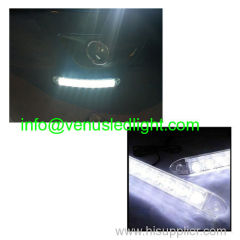 Car 9 LED White Flexible Daytime Running Lights DRL Fog Lamp Waterproof 12V