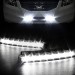 EURO STYLE 8LED BRIGHT WHITE DRL DAYTIME RUNNING LIGHT FOR TOYOTA HONDA KIA