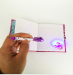 DIY diary book with invisible ink pen