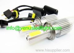 New H7 High Power COB LED 60W 7600lm HeadLight Daytime Fog Light DRL Xenon White