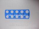 Blue Self Adhesive Push Button Membrane Switch Waterproof for Remote Controller