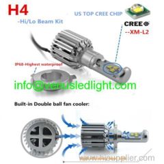 New 40W 3600LM 6000K H4 HB2 9003 CREE 1x LED BULB Hi/Low Headlight Lamp Kit