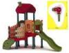 Amusement Park Facility Kids / Children Outdoor Plastic Playground Slide Equipment 6.9*3.6*3.5m