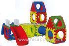Child's Plastic Playground Slide Equipments , Children Playground Equipment