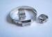 W4 Stainless Steel 304 Single Ear Hose Clamps For Pharmacy 10.8 - 13.3mm
