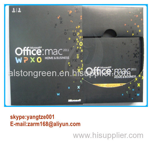 Office Mac 2011 Home and Business Key