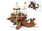 Childrens Anti-UV Pirate ship Playground Equipment for Garden