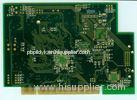 Stacked Via Impedance 4 Layer PCB Printed Circuit Board Tg 180 White Silkscreen