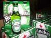 Green Bottles Pack Cans Beer ---Heinekens------