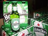 Green Bottles Pack Cans Beer ---Heinekens------