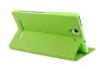 Stand Green PU Cases for Sony Cell Phone Covers , Sony Xperia T3 Leather Cases